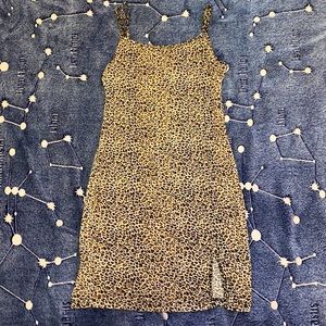 Leopard print dress